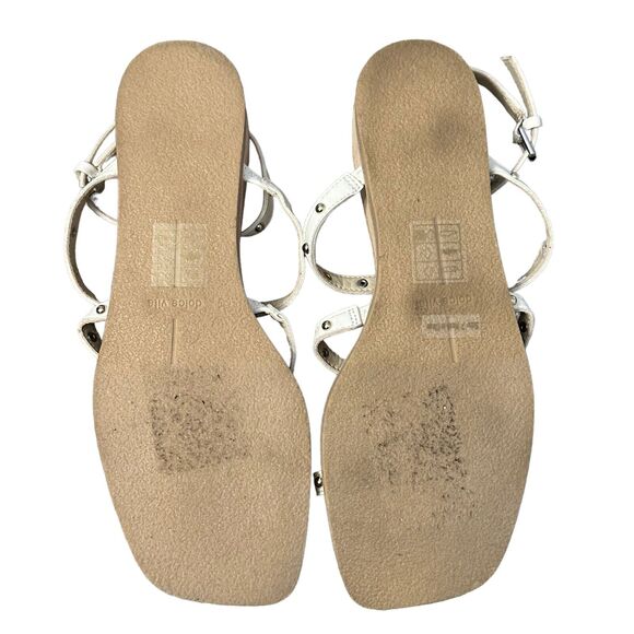 Dolce Vita White Studded Gladiator Sandals Size 7 - Picture 6 of 7